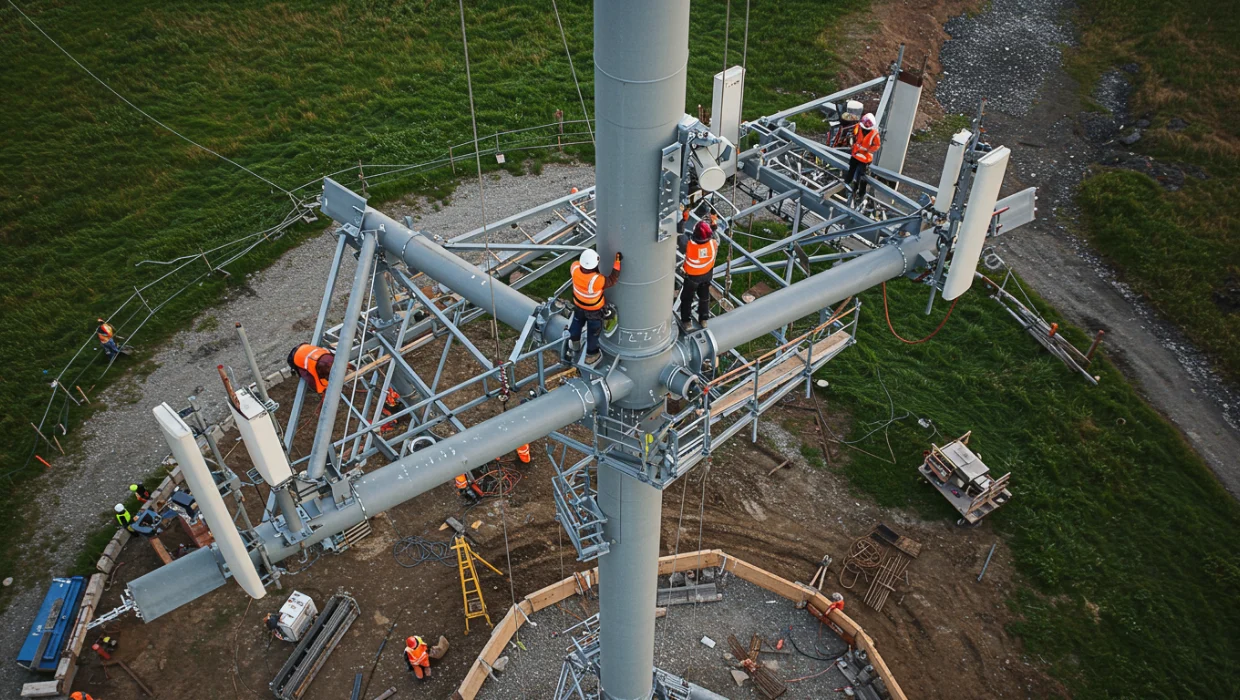 Construction of Monopole Tower