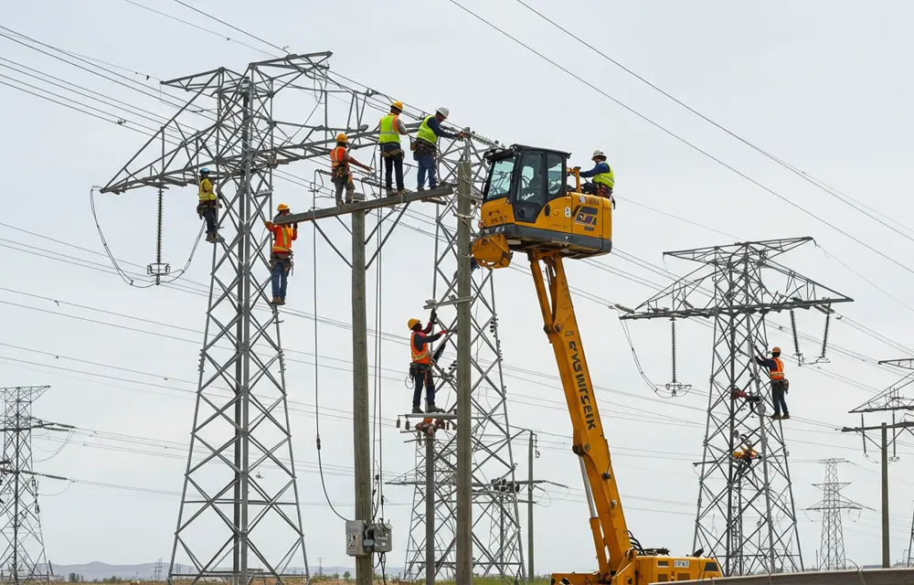 transmission line construction company