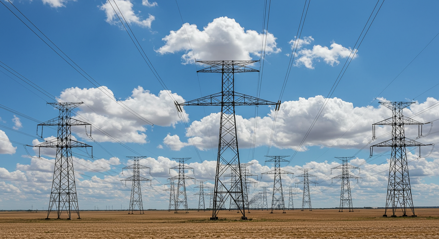 High-voltage electricity towers
