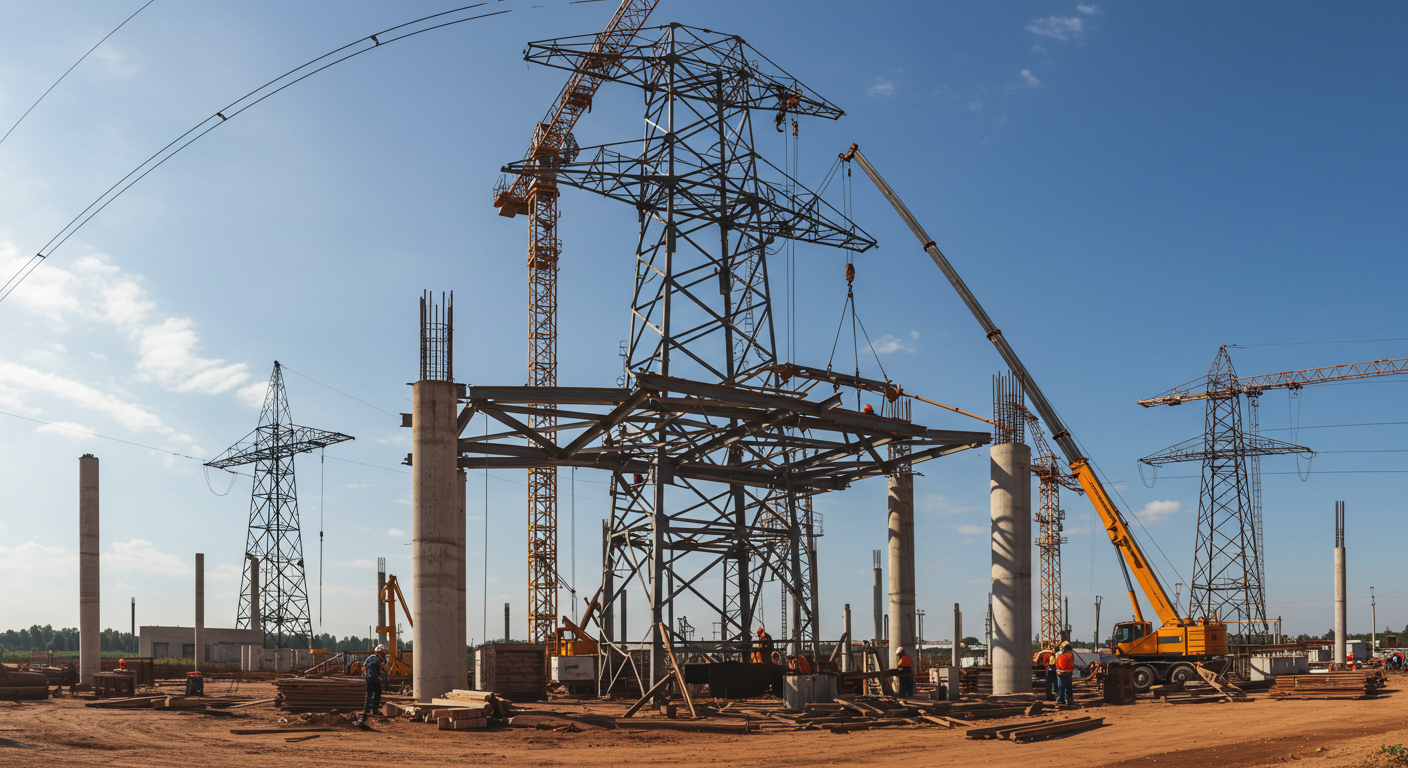 electric tower construction