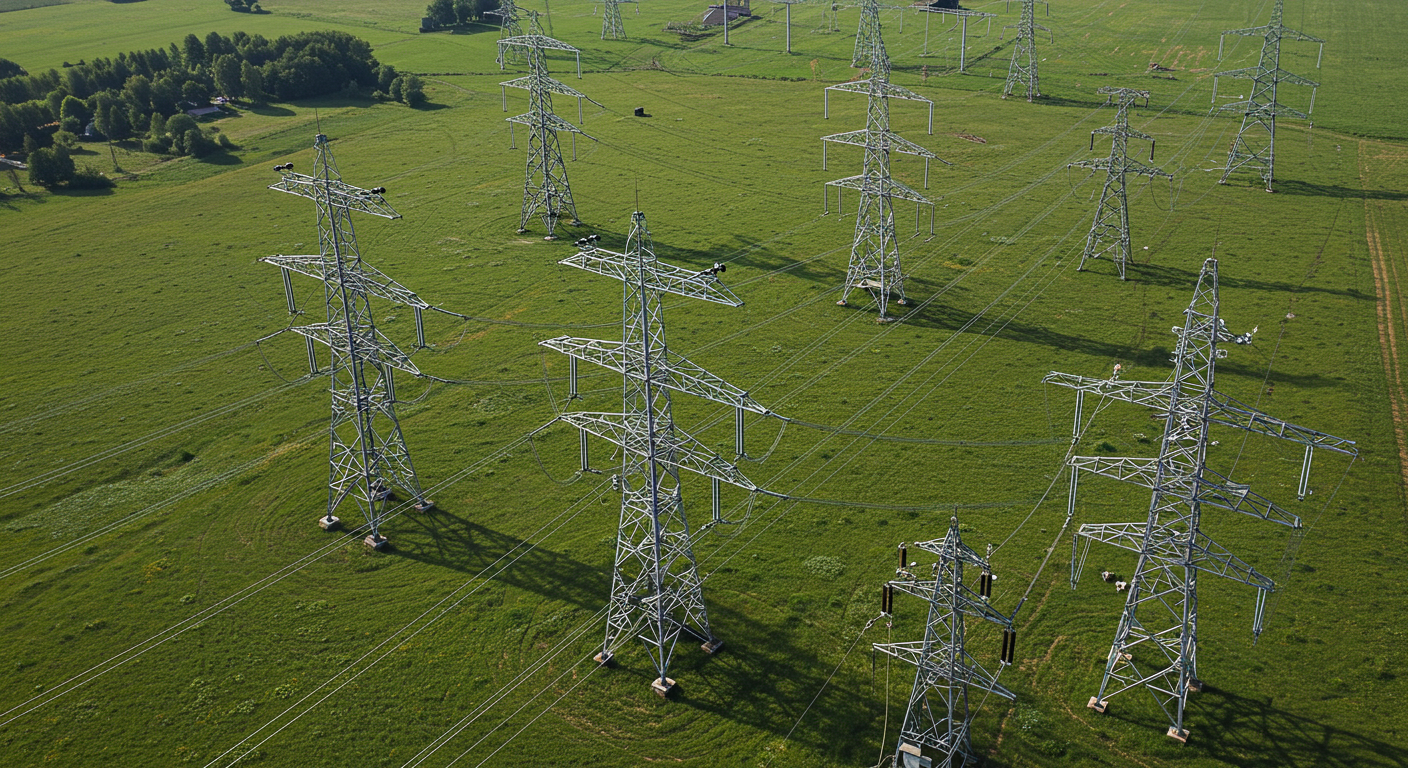 electrical infrastructure towers