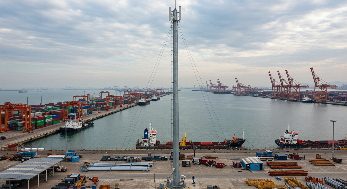 affordable monopole tower China export