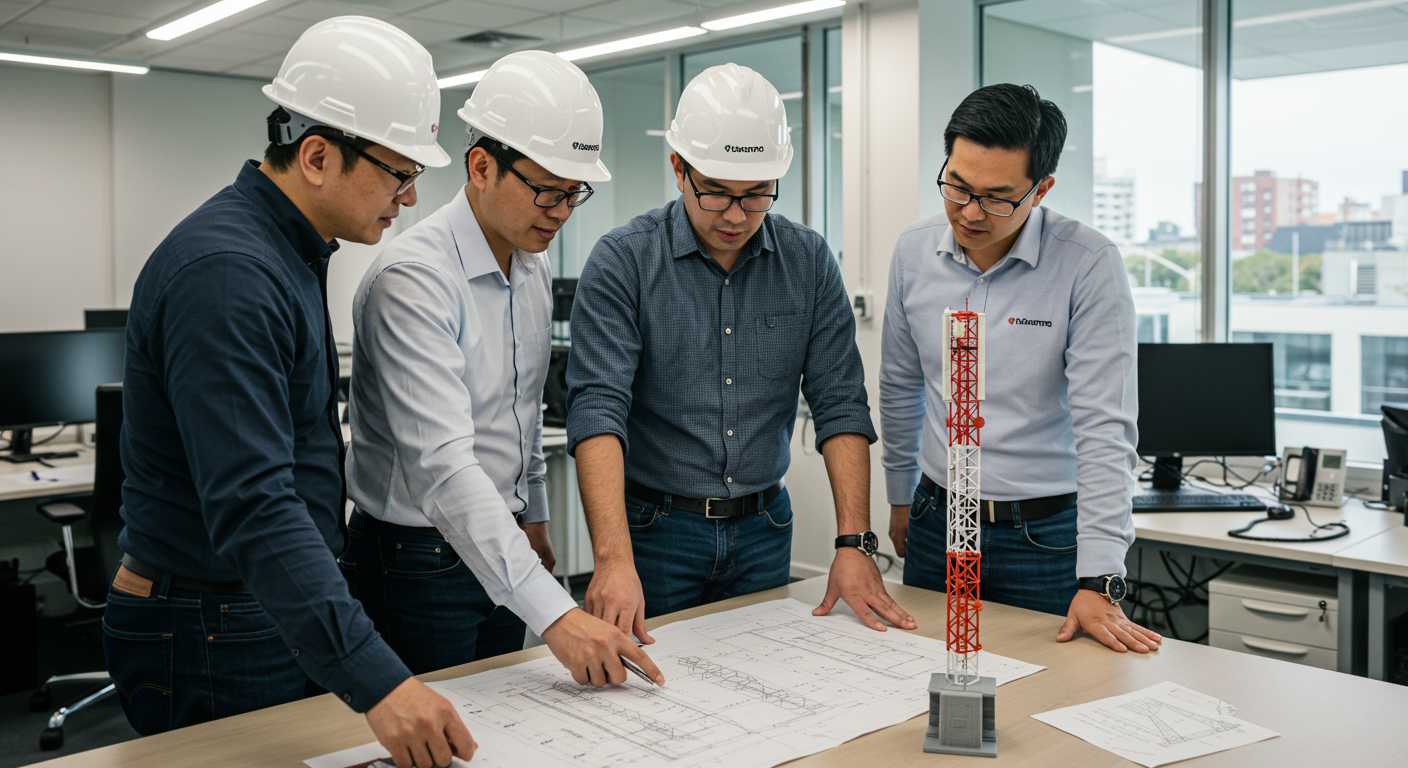 custom-designed monopole tower supplier