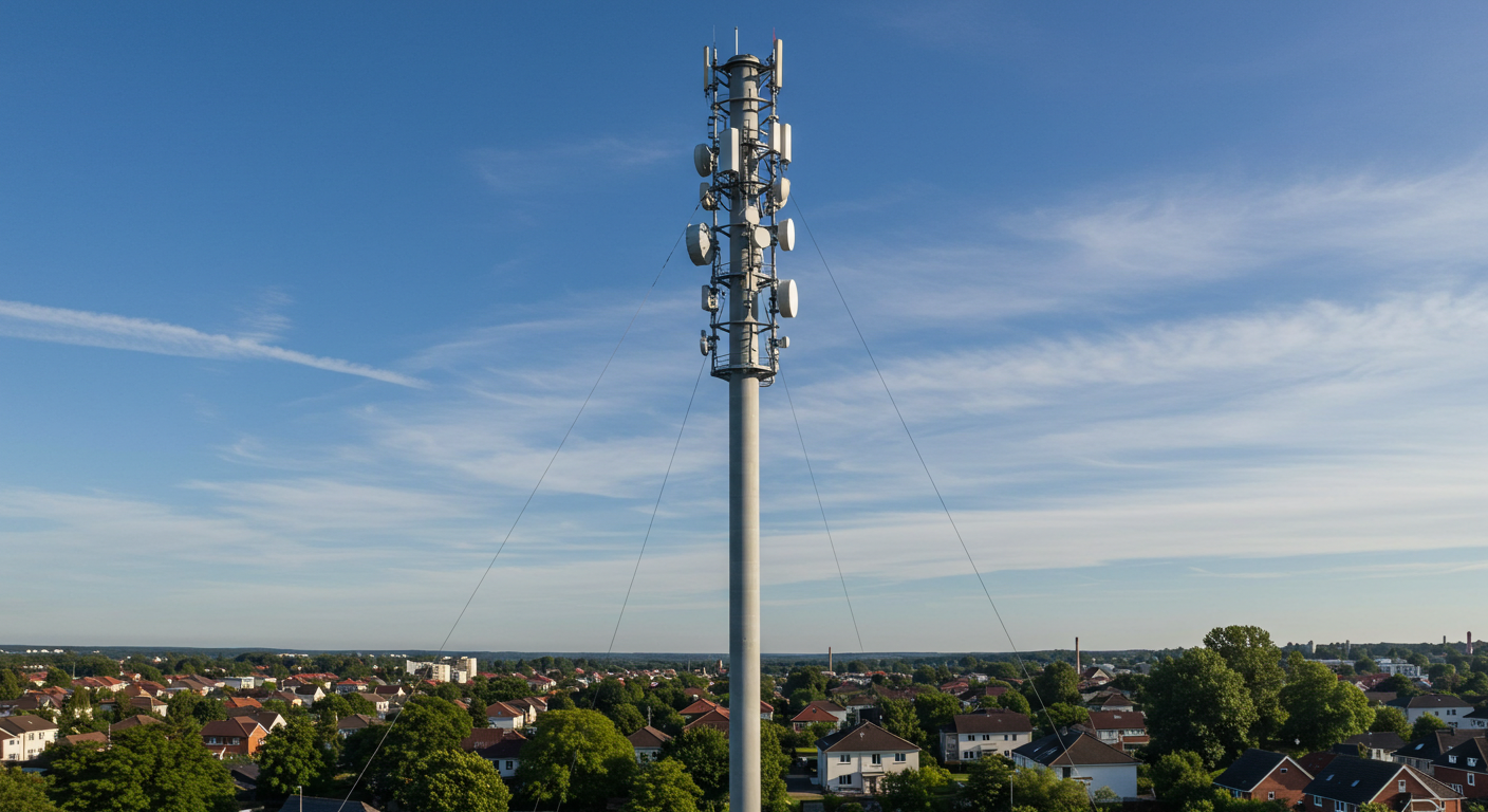monopole tower for 5g network