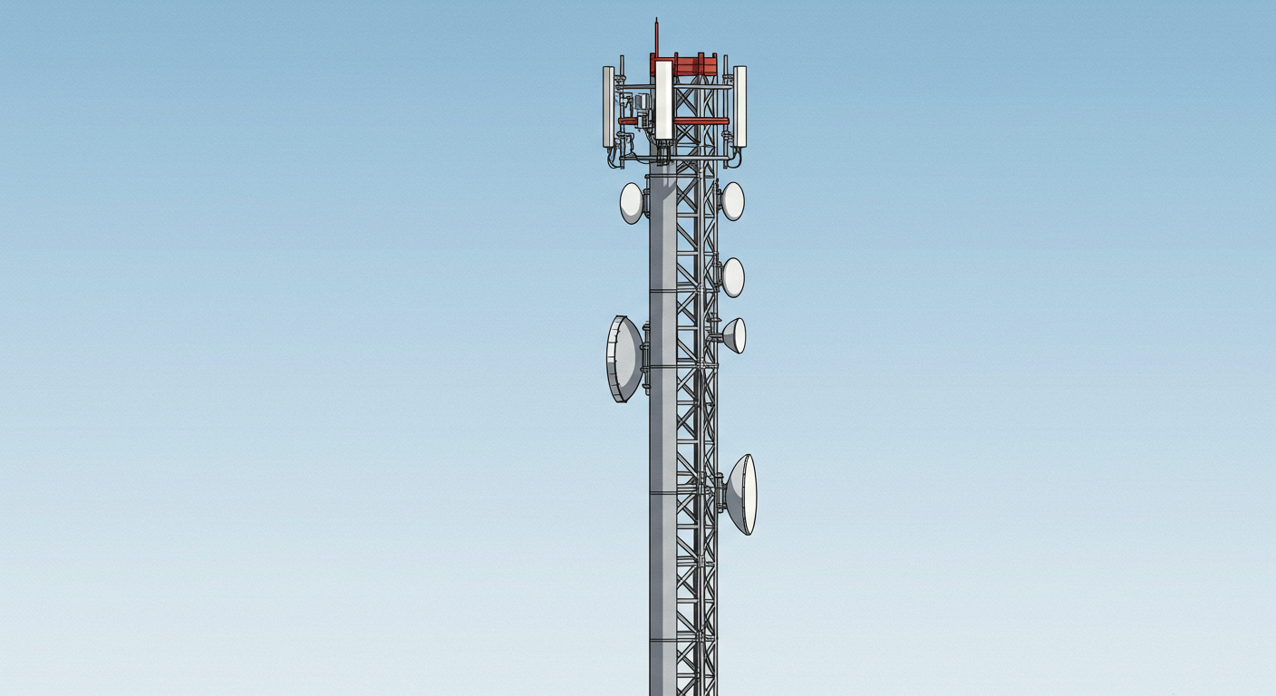 monopole tower for telecom companies