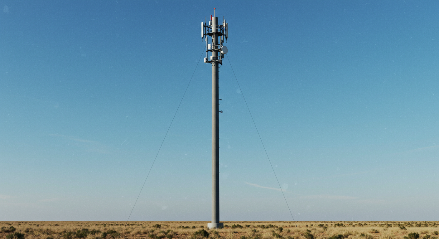 monopole tower height 30m price